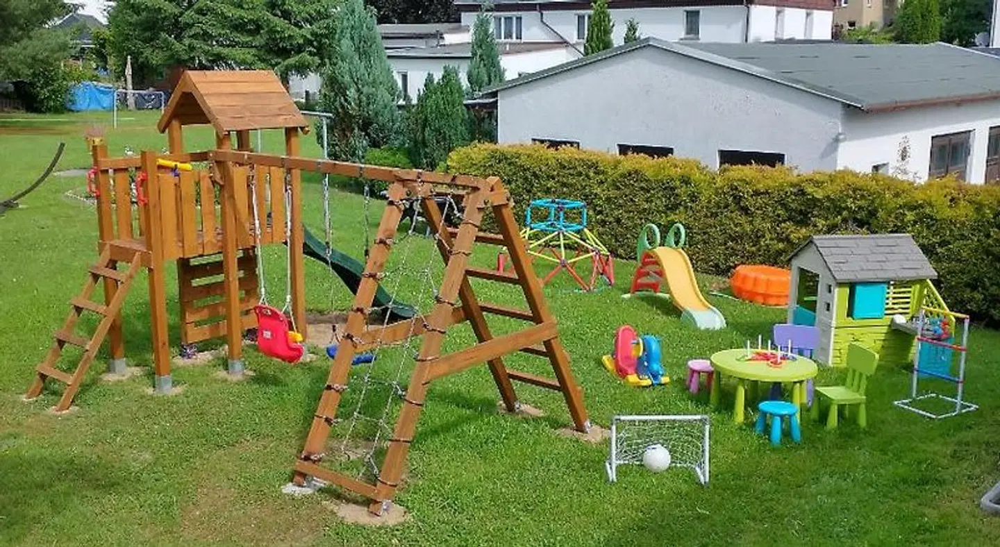 Ferienwohnung im Erzgebirge Garten