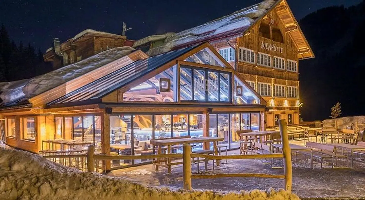 Auenhütte Terrasse