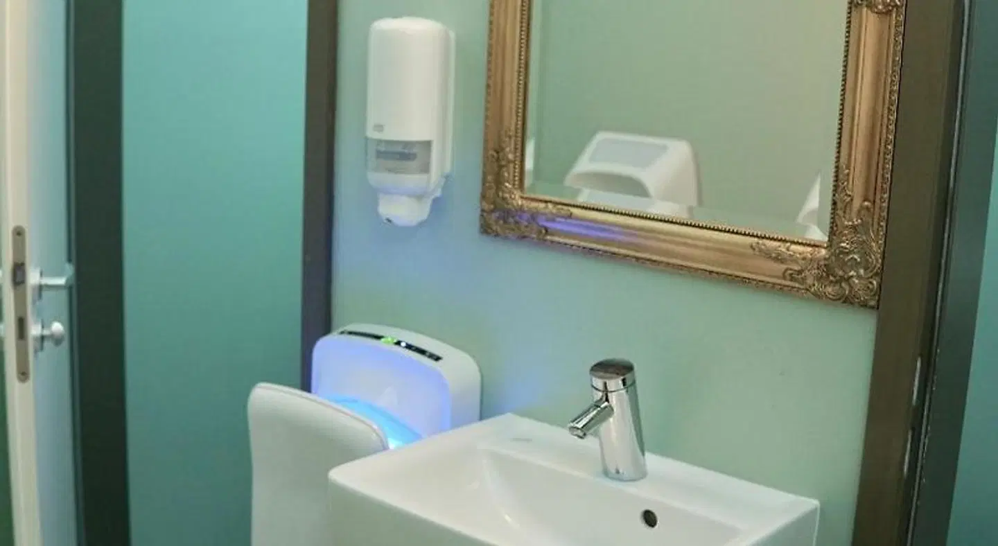 BoxHotel Hannover (App based Hotel) Badezimmer