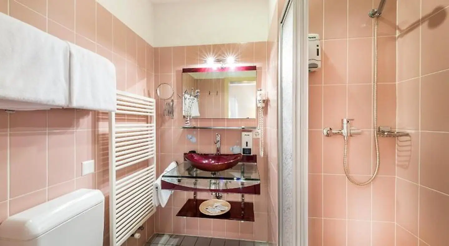 Albergo Ristorante La Palma Badezimmer