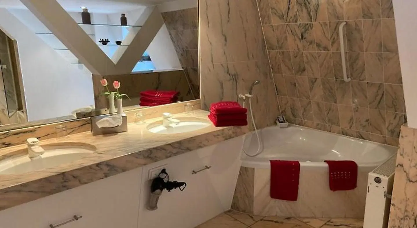 Hotel Pilgrimhaus Badezimmer