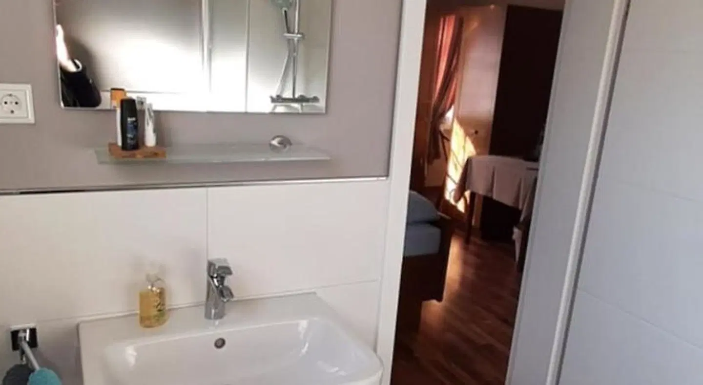 Motel Hamberger Krug Badezimmer