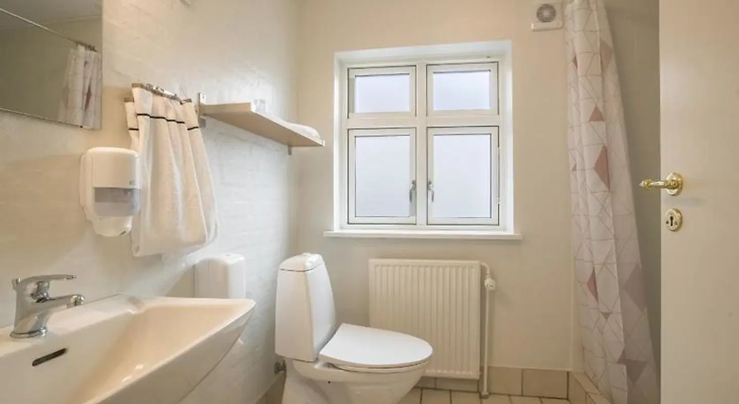 Hotel Postgaarden i Mariager Badezimmer