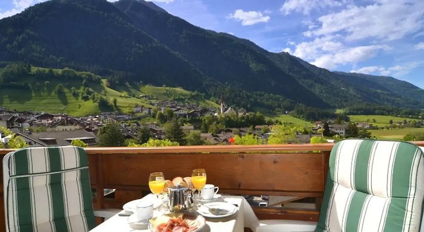 Pension Talblick Terrasse