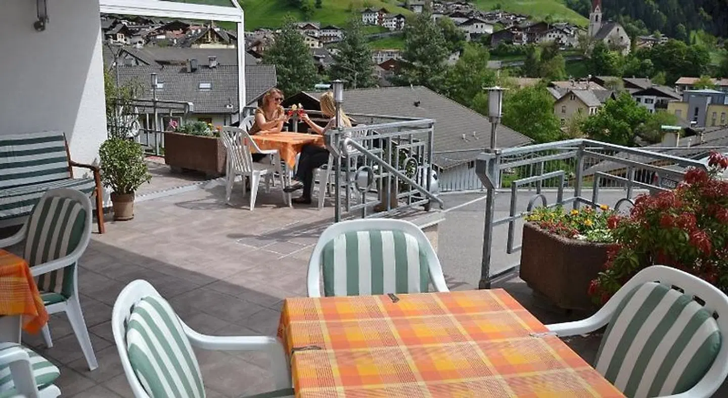 Pension Talblick Terrasse