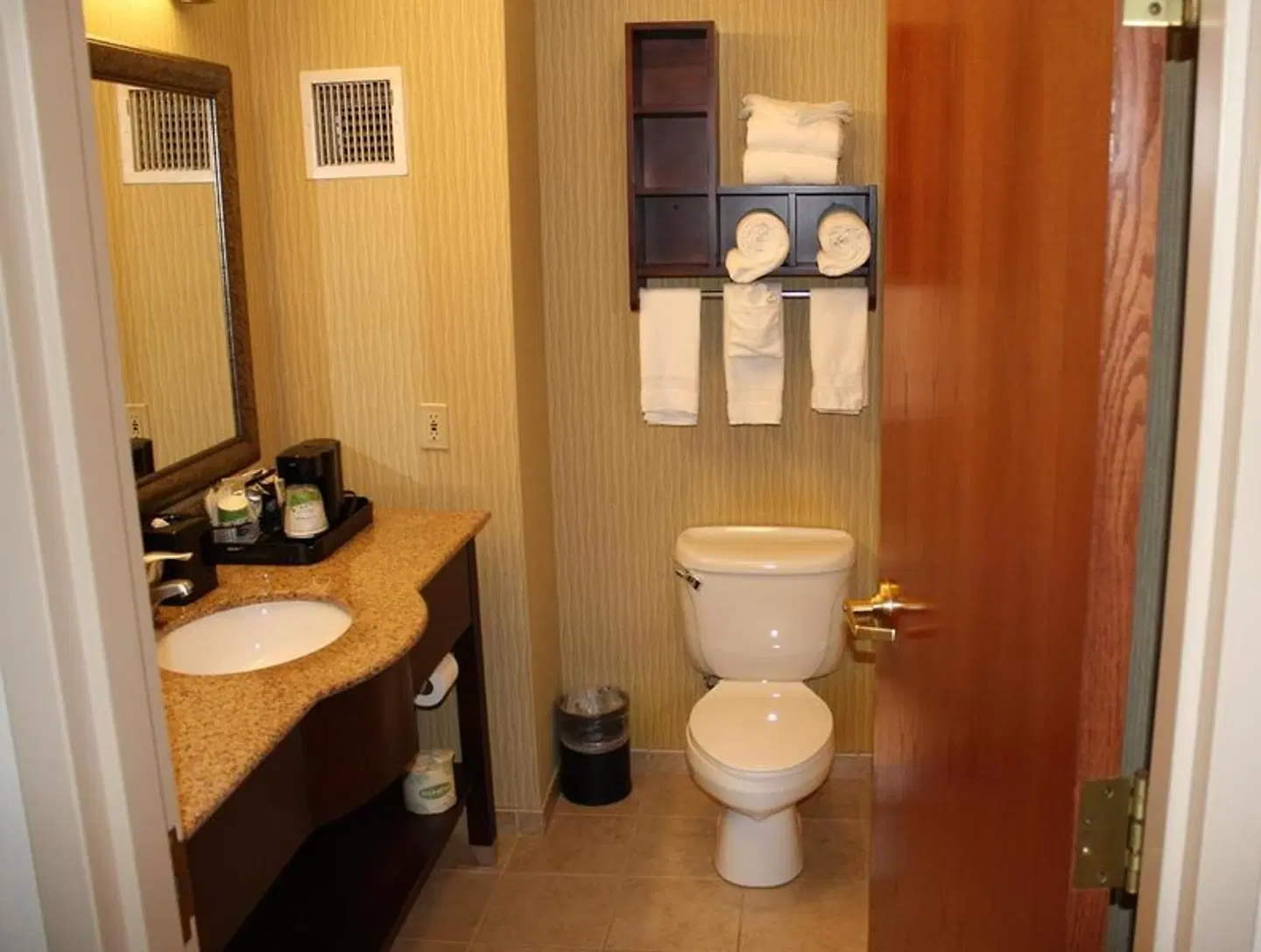 Hampton Inn East Lansing Badezimmer