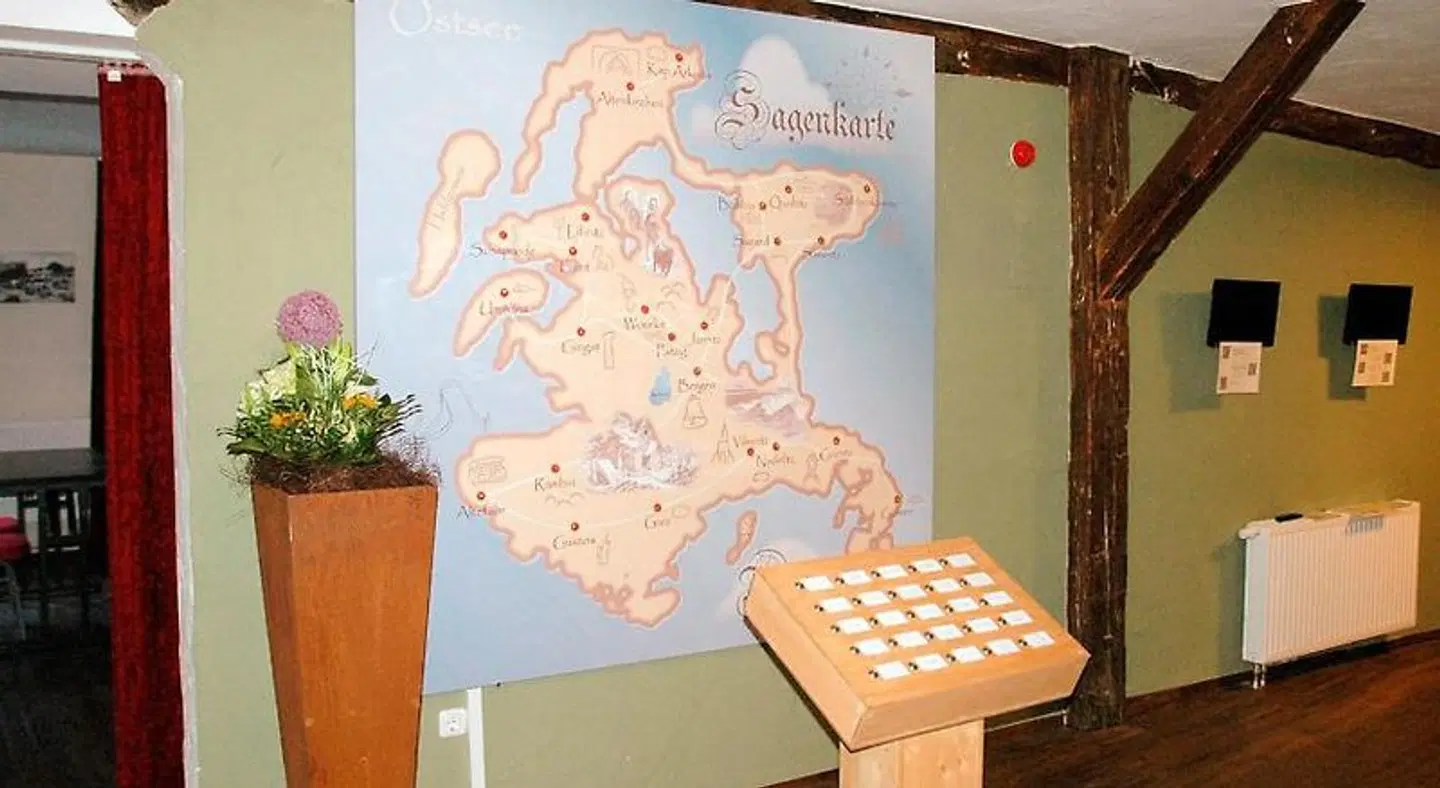 Sagen- und Märchenhotel Rügen Landkarte