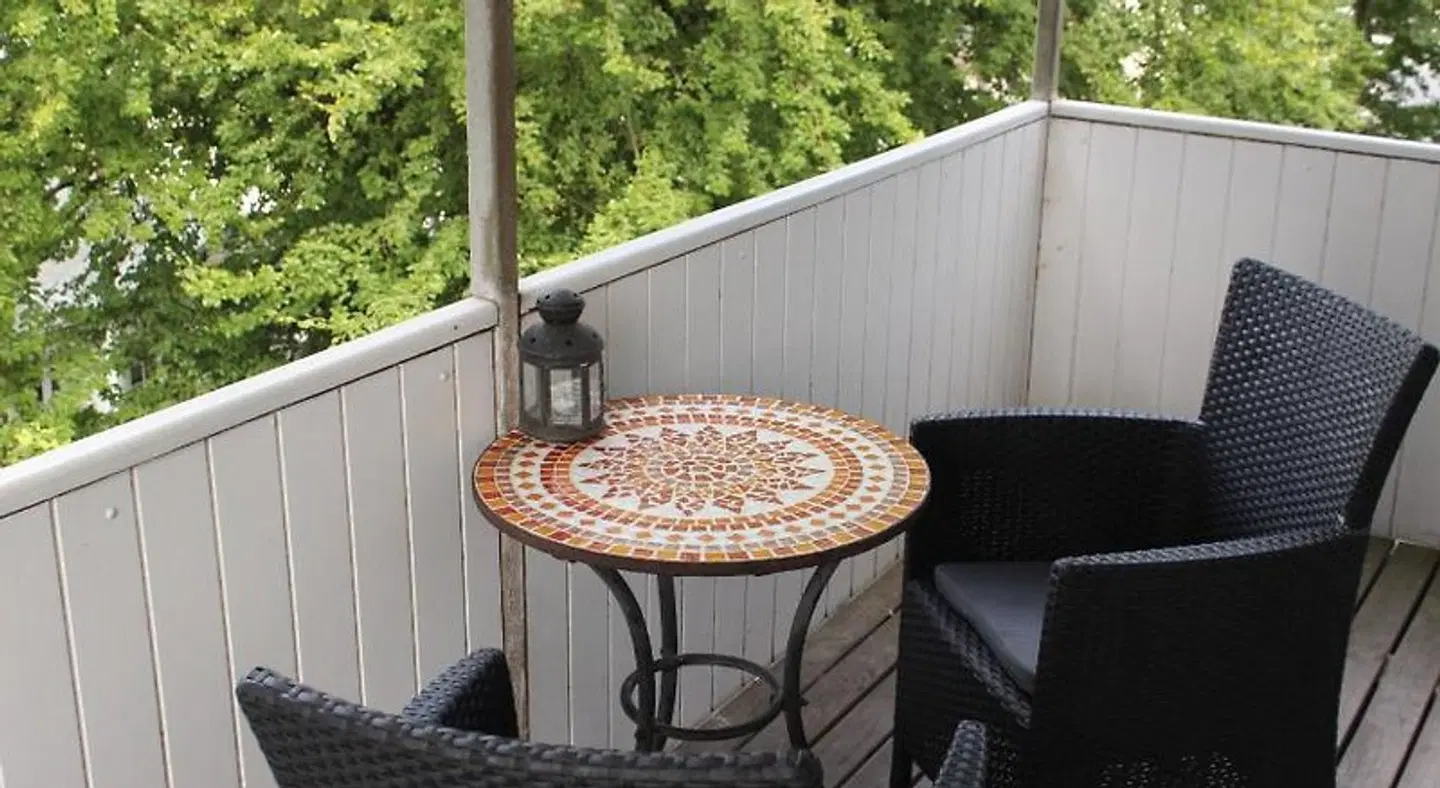 Villa Sanssouci in Binz Terrasse