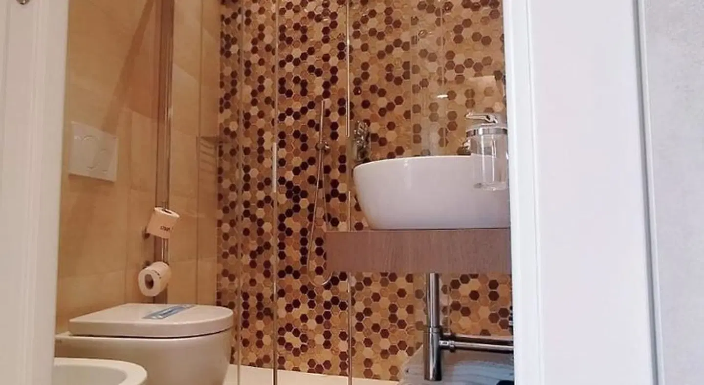 Hotel Marilena Badezimmer