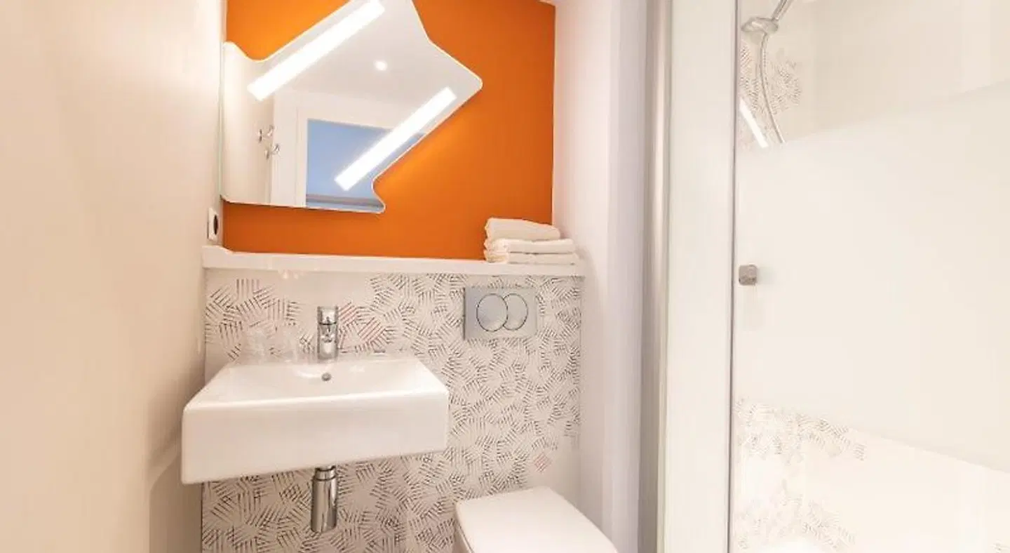 ibis budget Rennes Route de Lorient Badezimmer