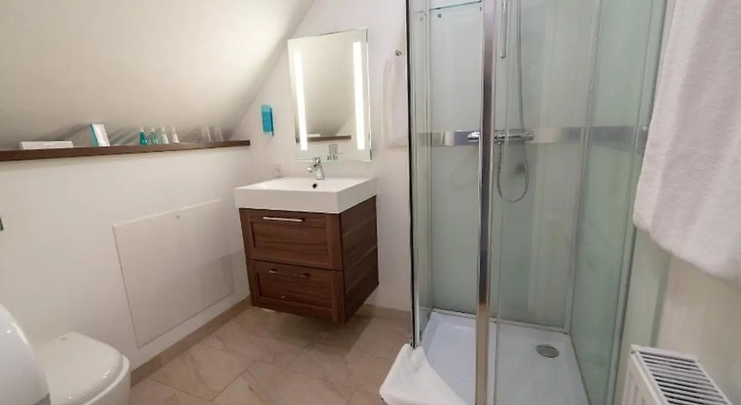 Klitmøller Hotel Badezimmer