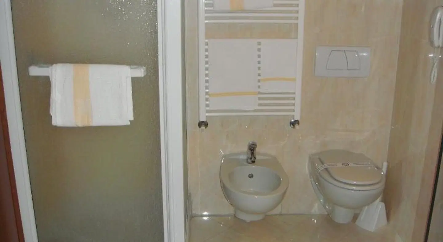 Albergo Corona Badezimmer