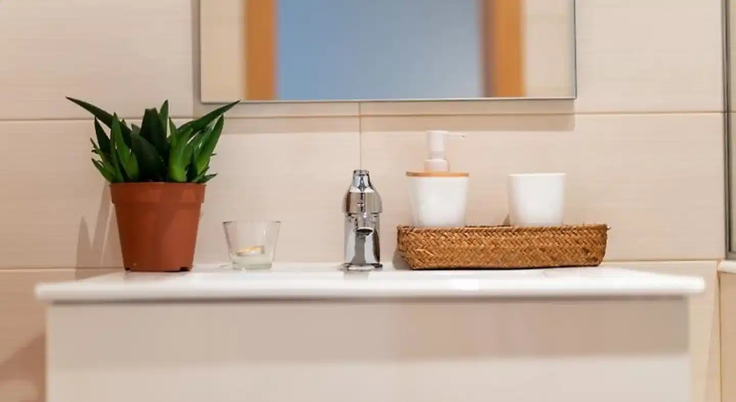 Peach Hostel & Suites Badezimmer