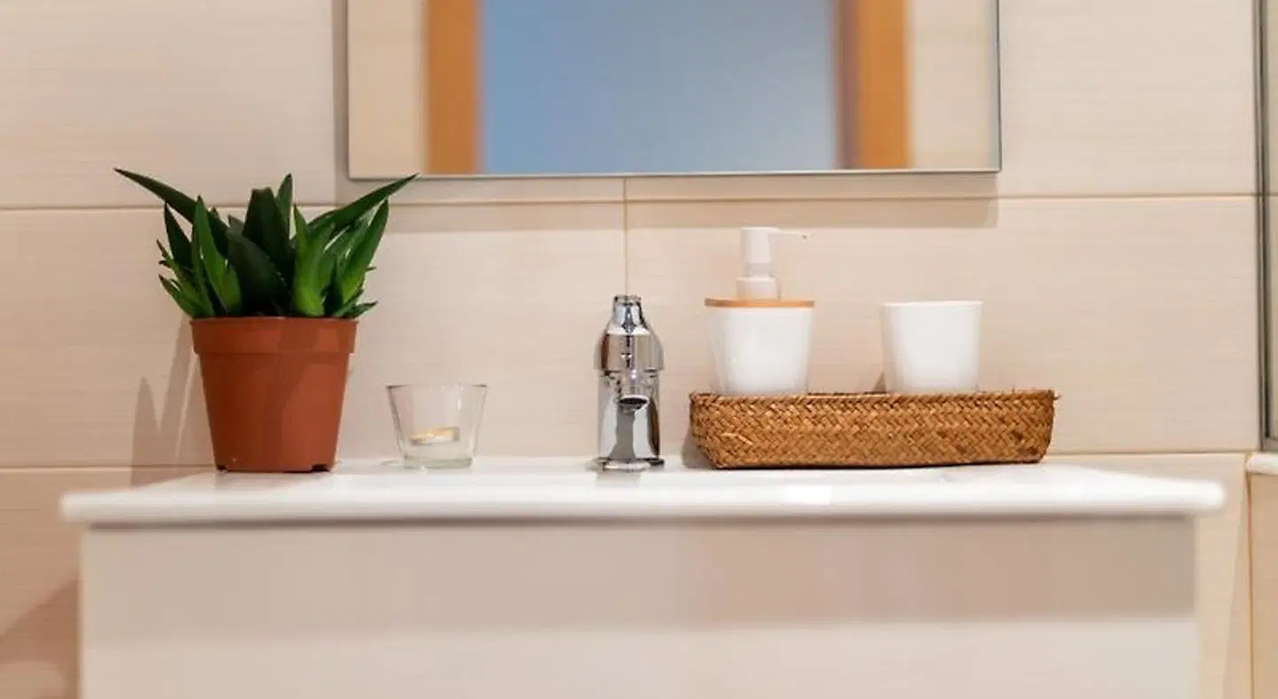 Peach Hostel & Suites Badezimmer