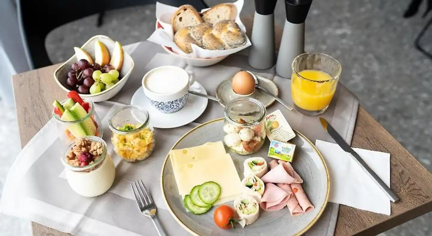 Motel Schlafraum Restaurant