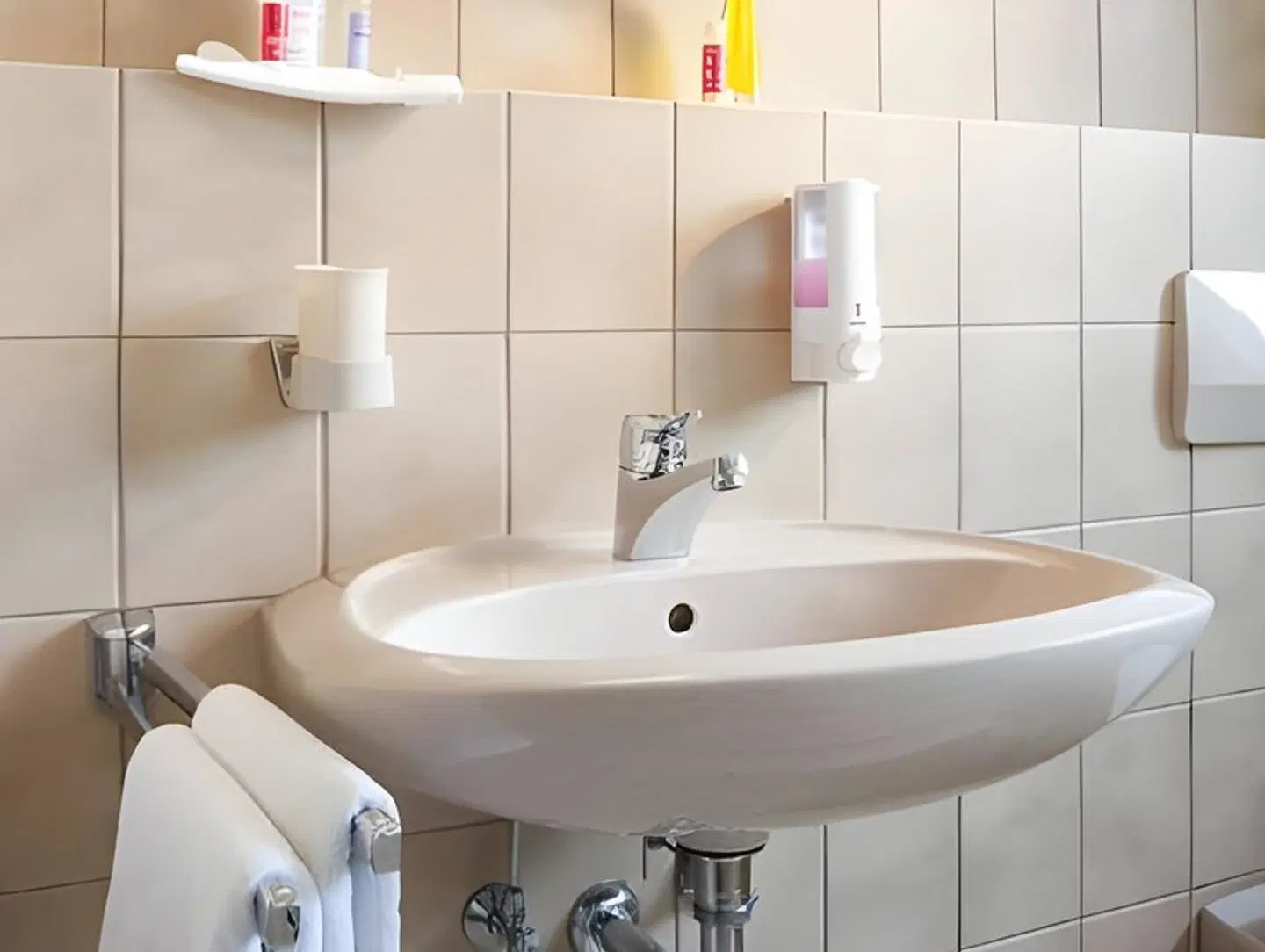 Garni Hotel Schumacher Badezimmer