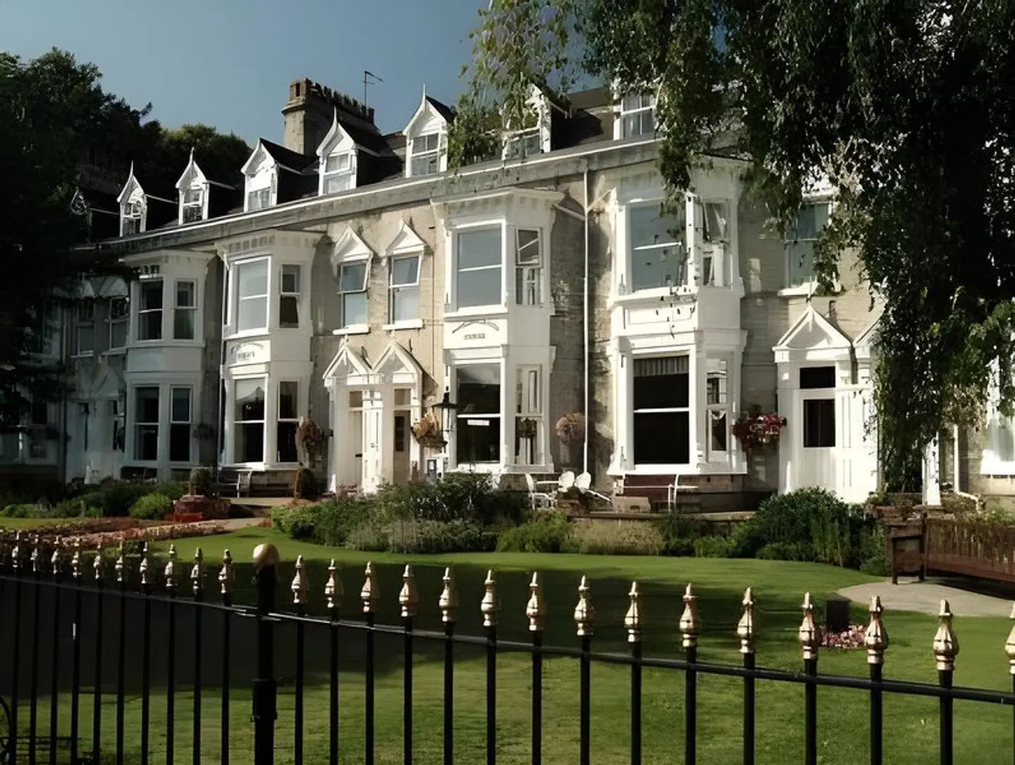 Wheatlands Lodge Hotel Terrasse