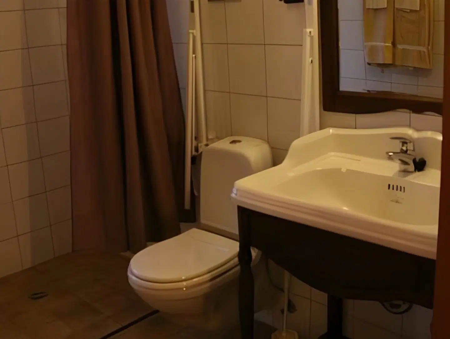 Hótel Eldhestar Badezimmer