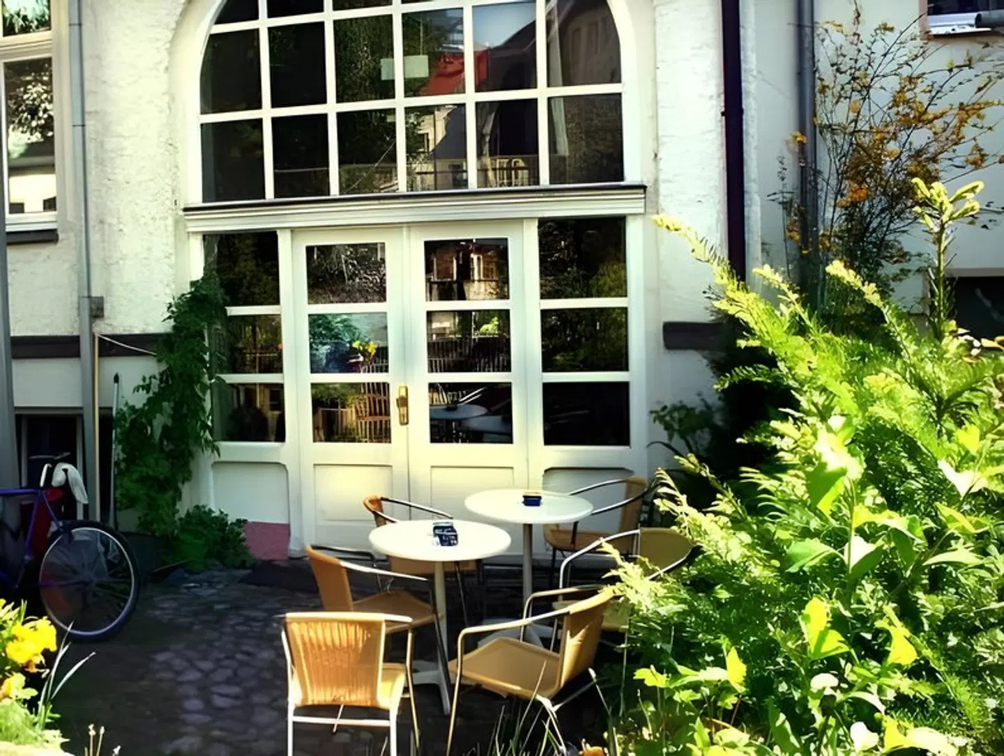 Blue Doors Hostel Altstadt Terrasse