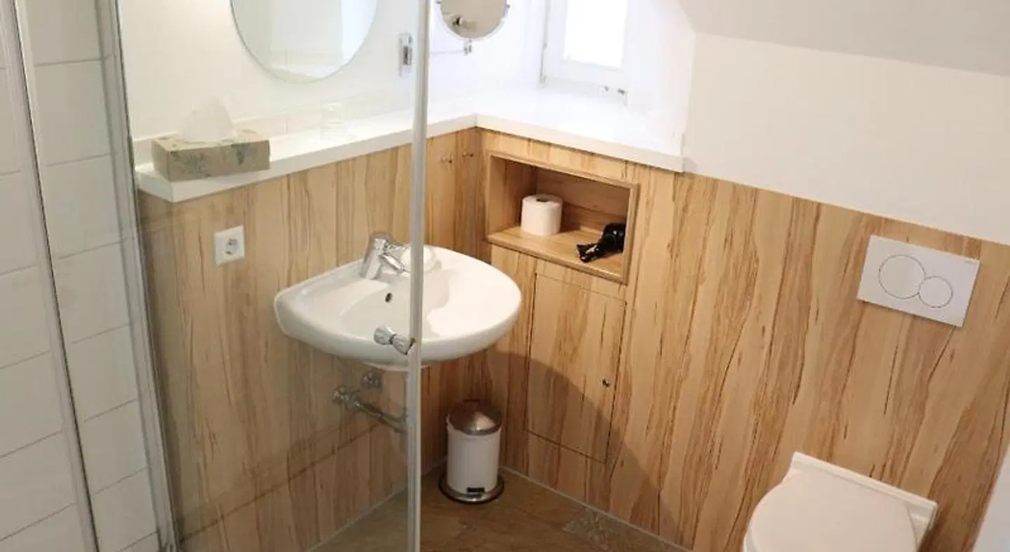 Garni - Hotel Unsere Stadtvilla Badezimmer