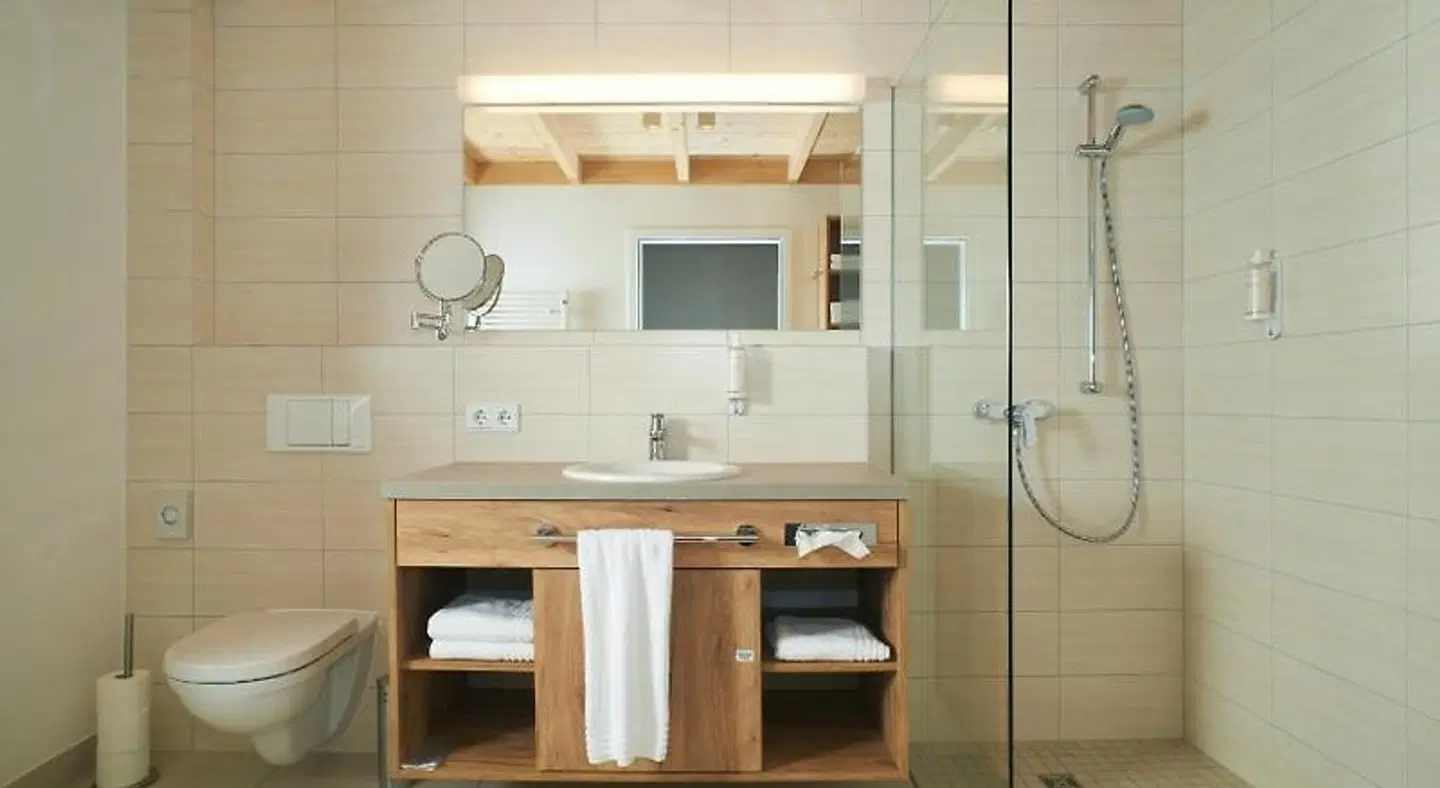 See- und Waldresort Gröbern Badezimmer