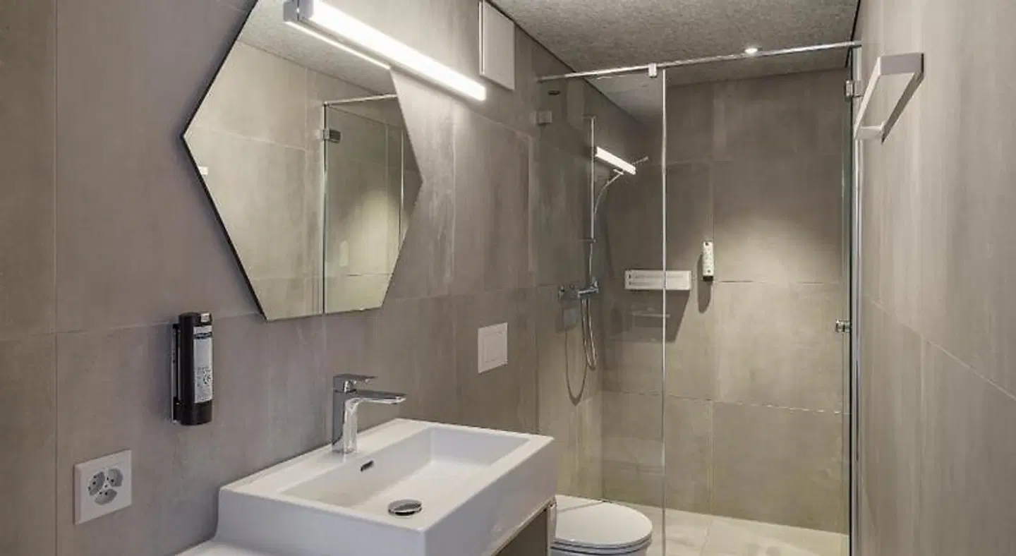 The Lab Hotel & Apartments Badezimmer