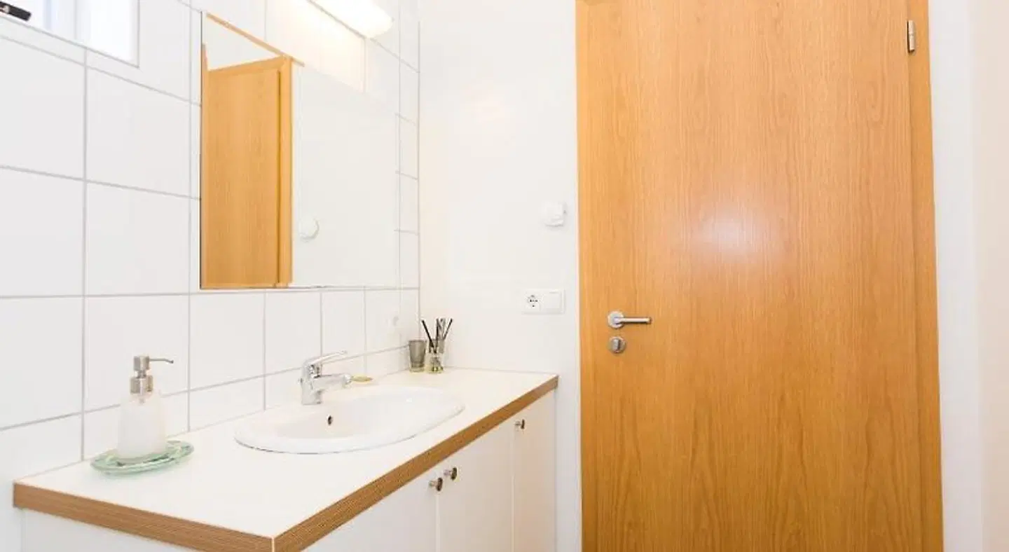 Kvöldstjarnan Gistiheimili Badezimmer