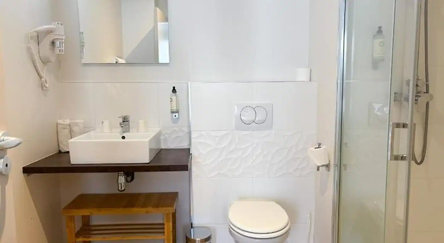 La Maison dEugène AppartHôtel - Centre historique Badezimmer