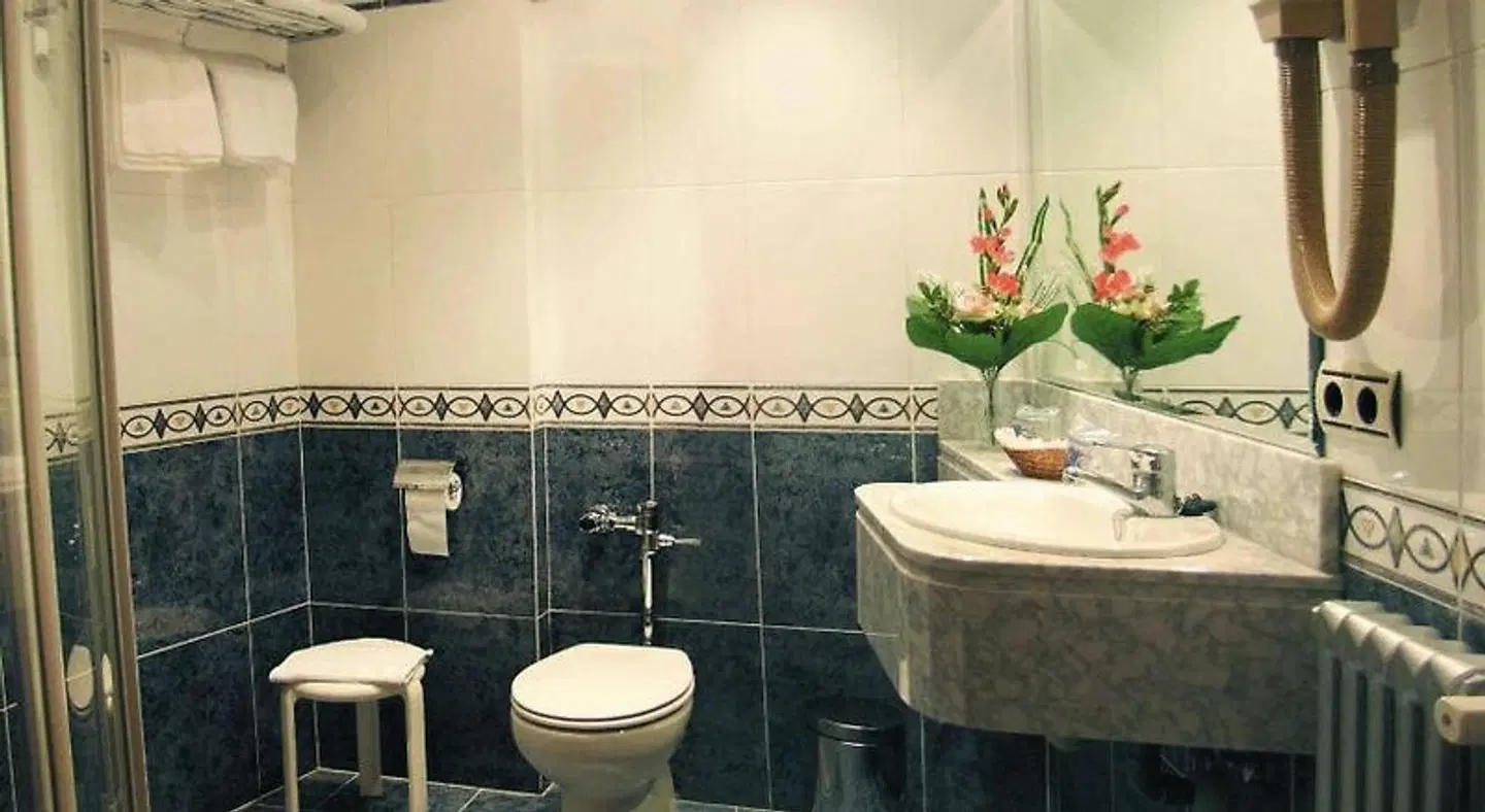 Hotel Residencia Castellano I Badezimmer
