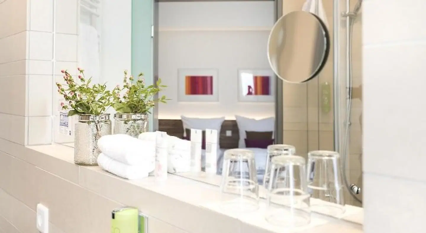 Hotel am Wasserturm Badezimmer