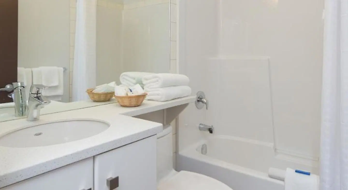 Econo Lodge Inn & Suites Badezimmer