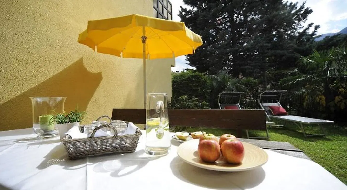 Hotel Gartenresidence Zea Curtis Terrasse
