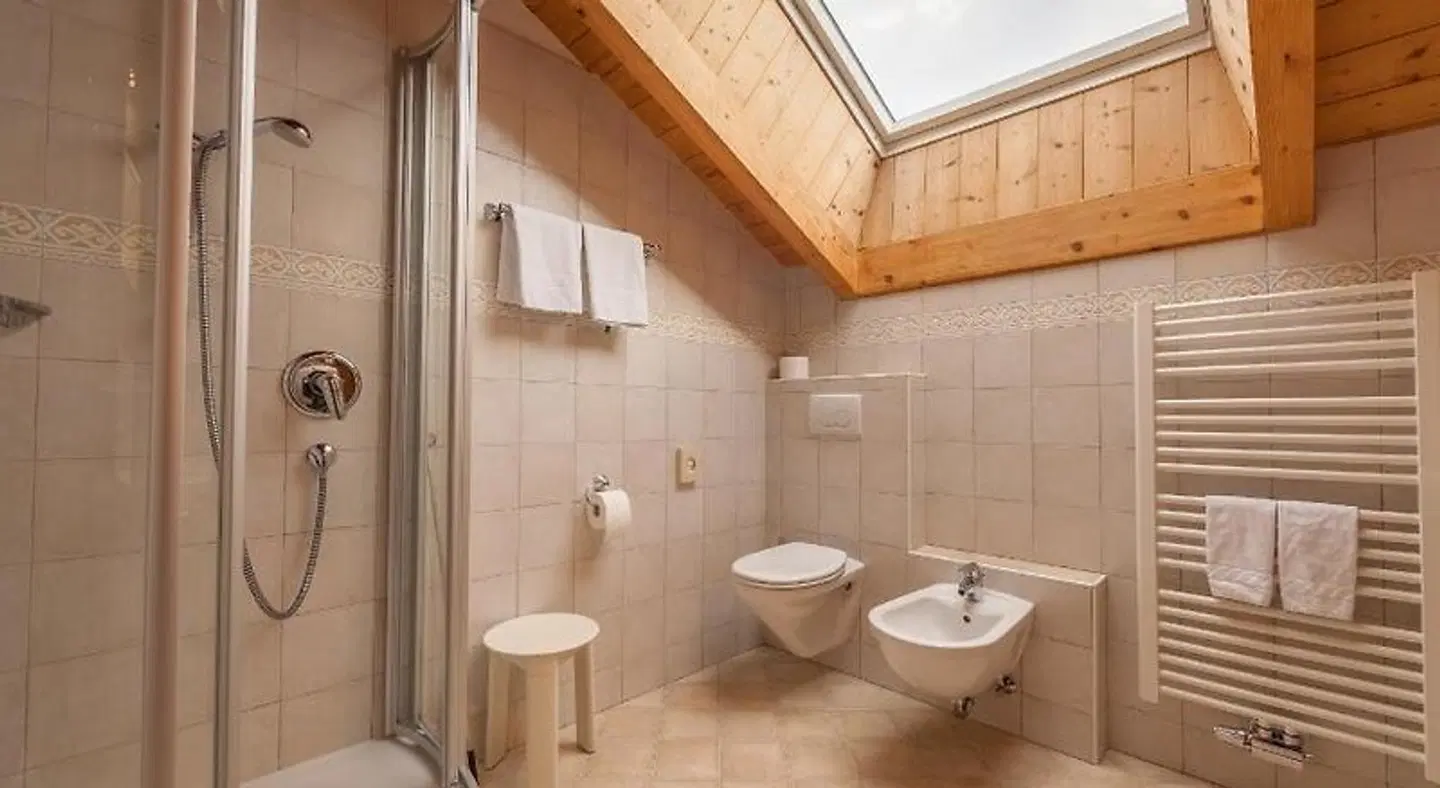 Hotel Hubertushof Badezimmer
