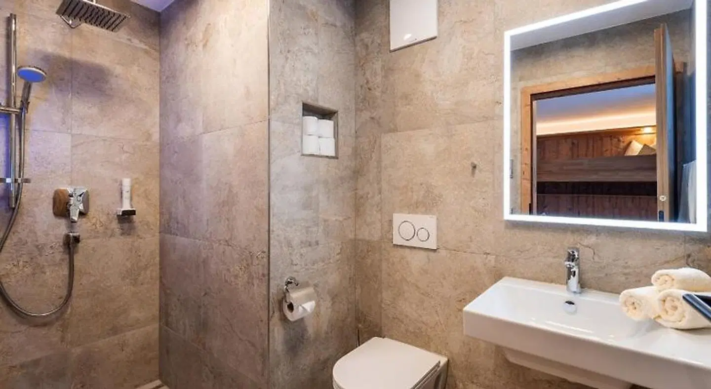 Pension Haus Schönblick Badezimmer