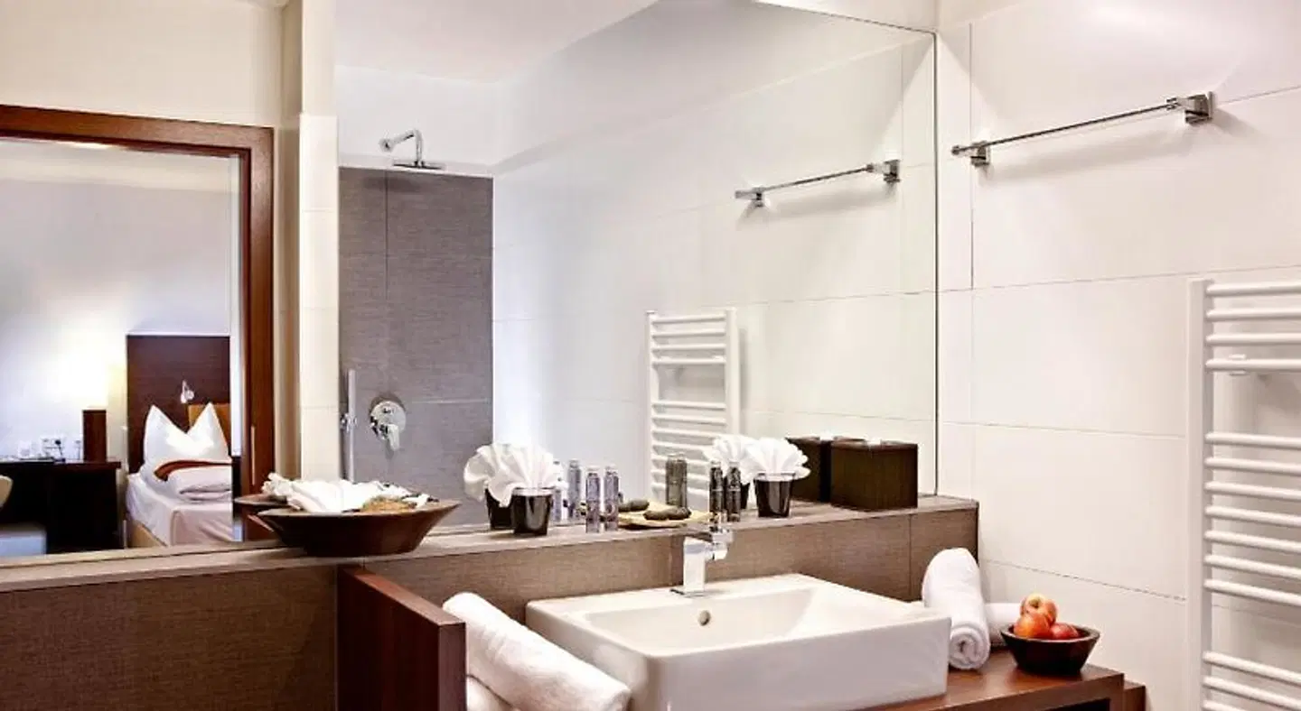 Alpen-Karawanserai Time Design Hotel Badezimmer