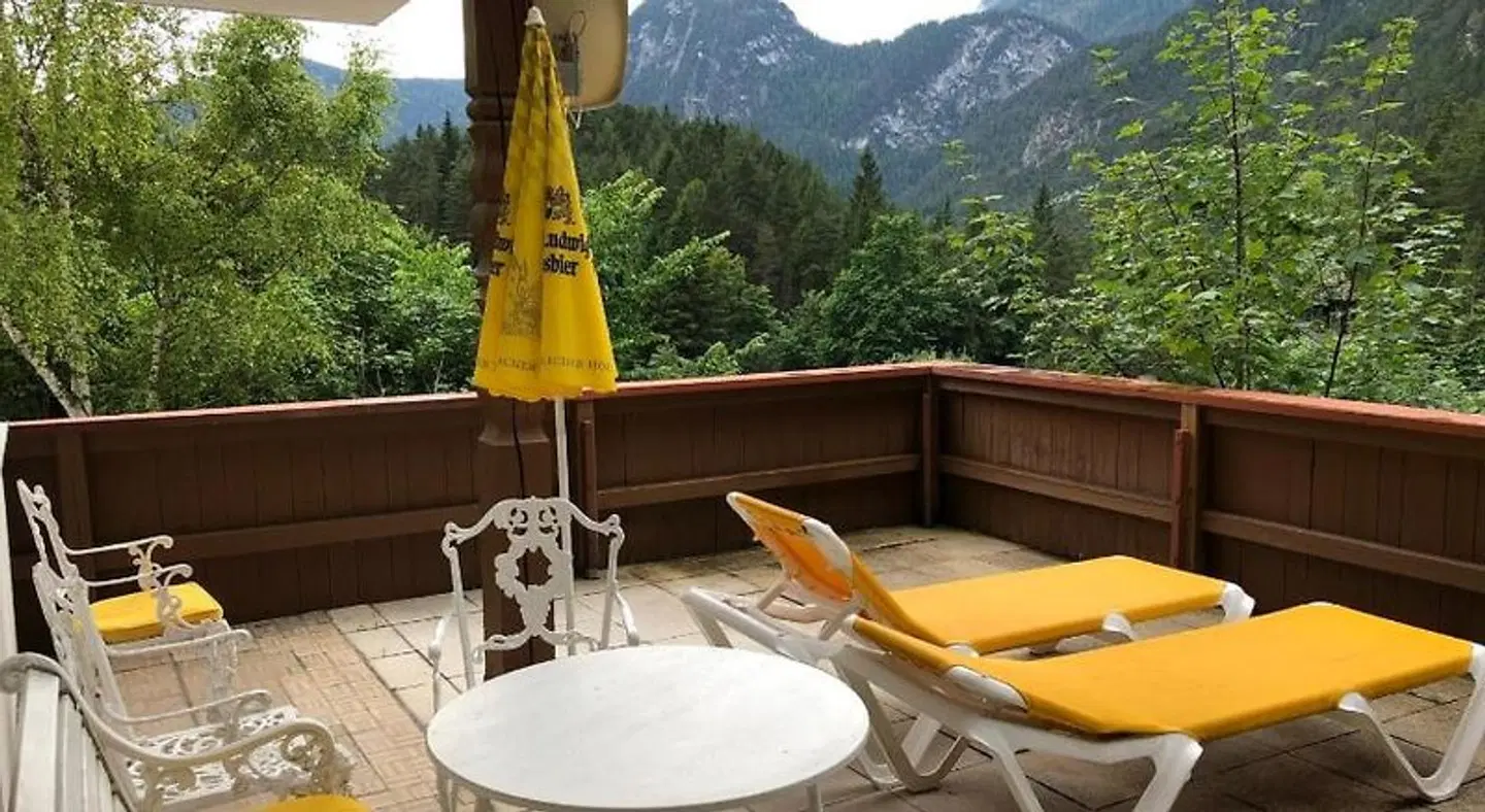 Hotel Schloss Fernsteinsee Terrasse