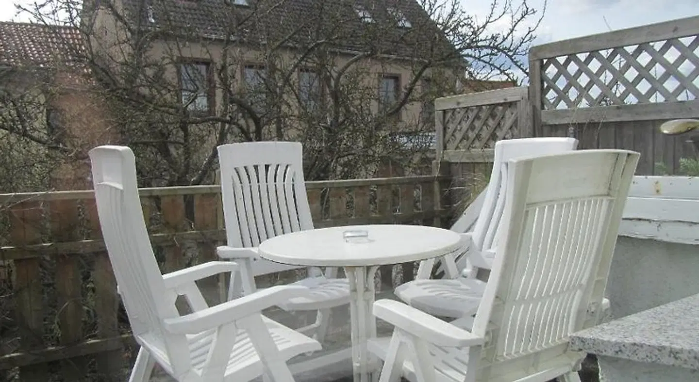 Spitzenhoernbucht Terrasse
