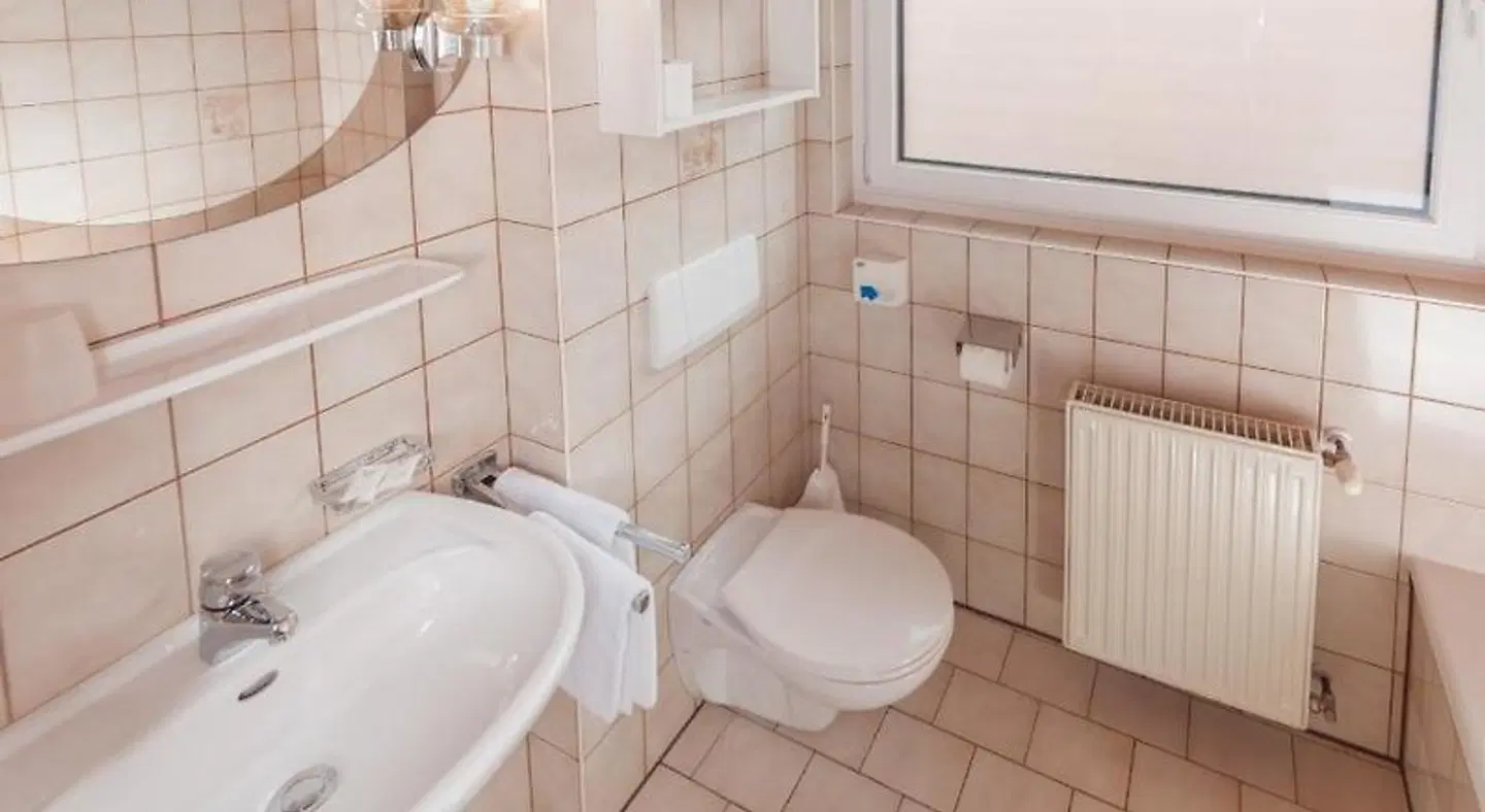 Pension Oberjörg Badezimmer