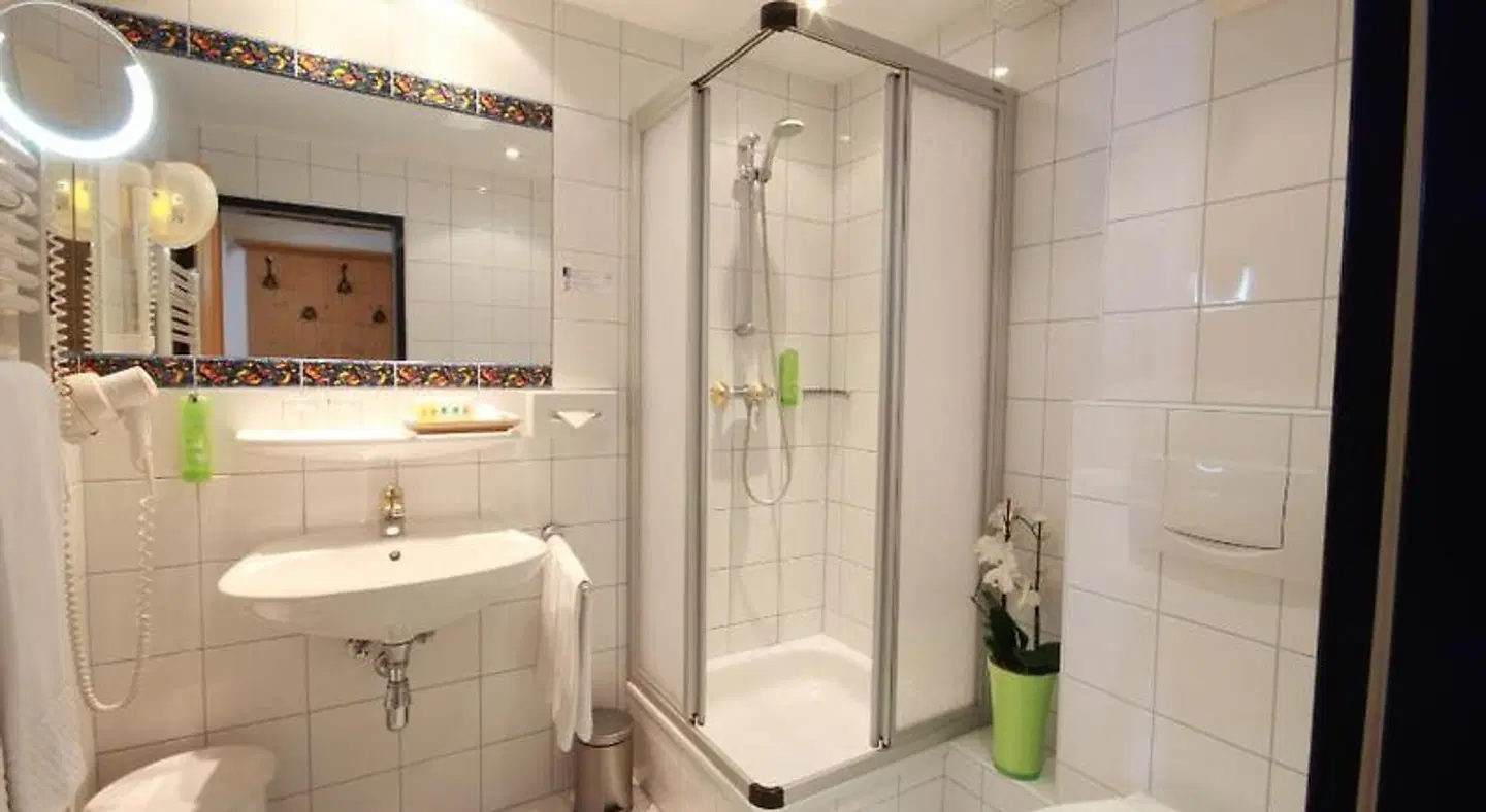 Sporthotel Snowwhite Badezimmer