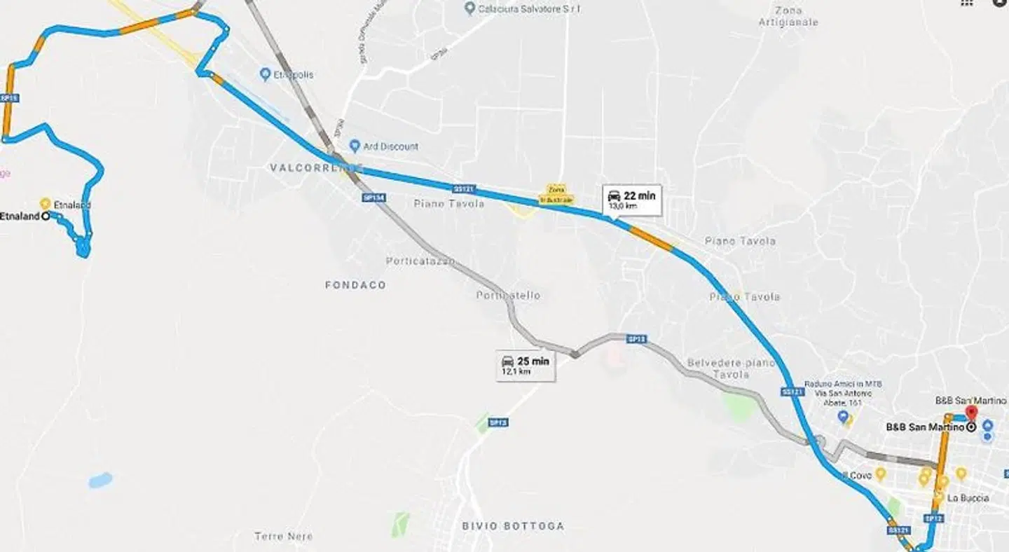 B&B San Martino Landkarte