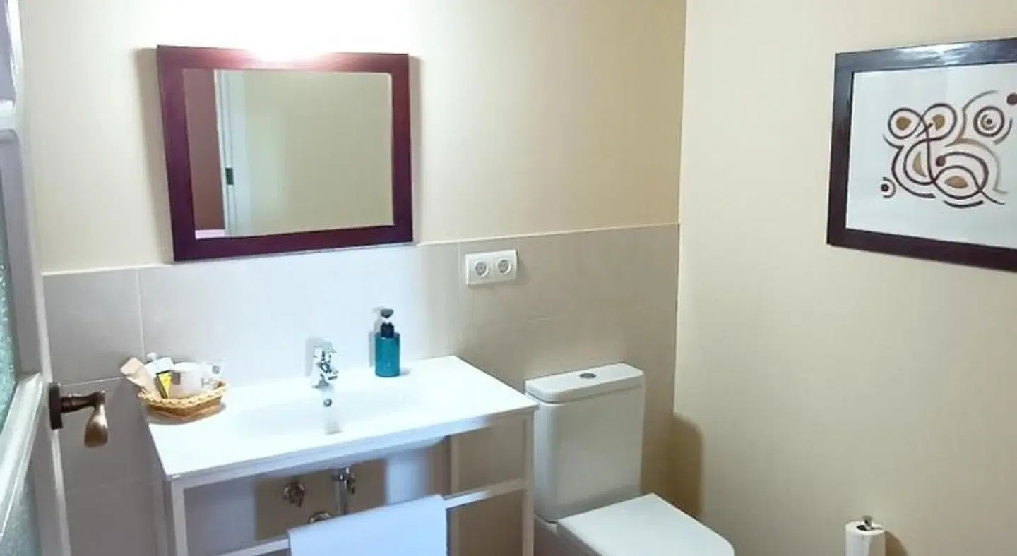 Hostal Camponaraya Badezimmer