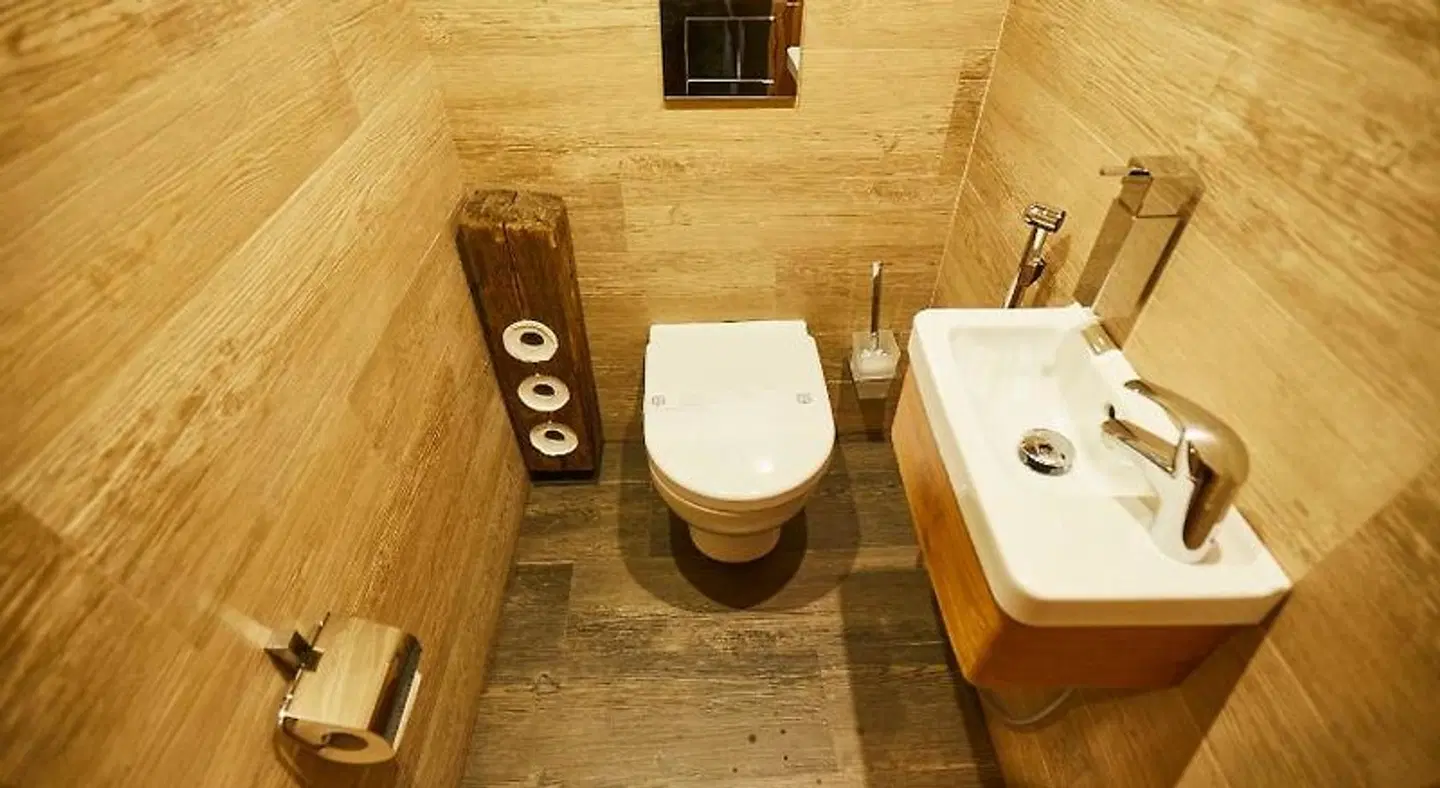 Krumlov Mill Apartments Badezimmer