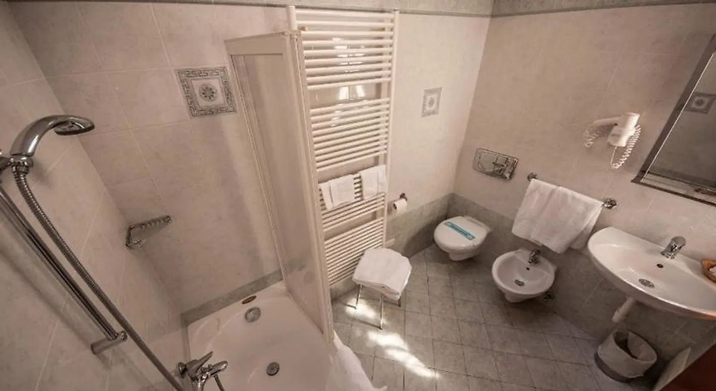 Albergo Meublè Vecchio Scarpone Badezimmer
