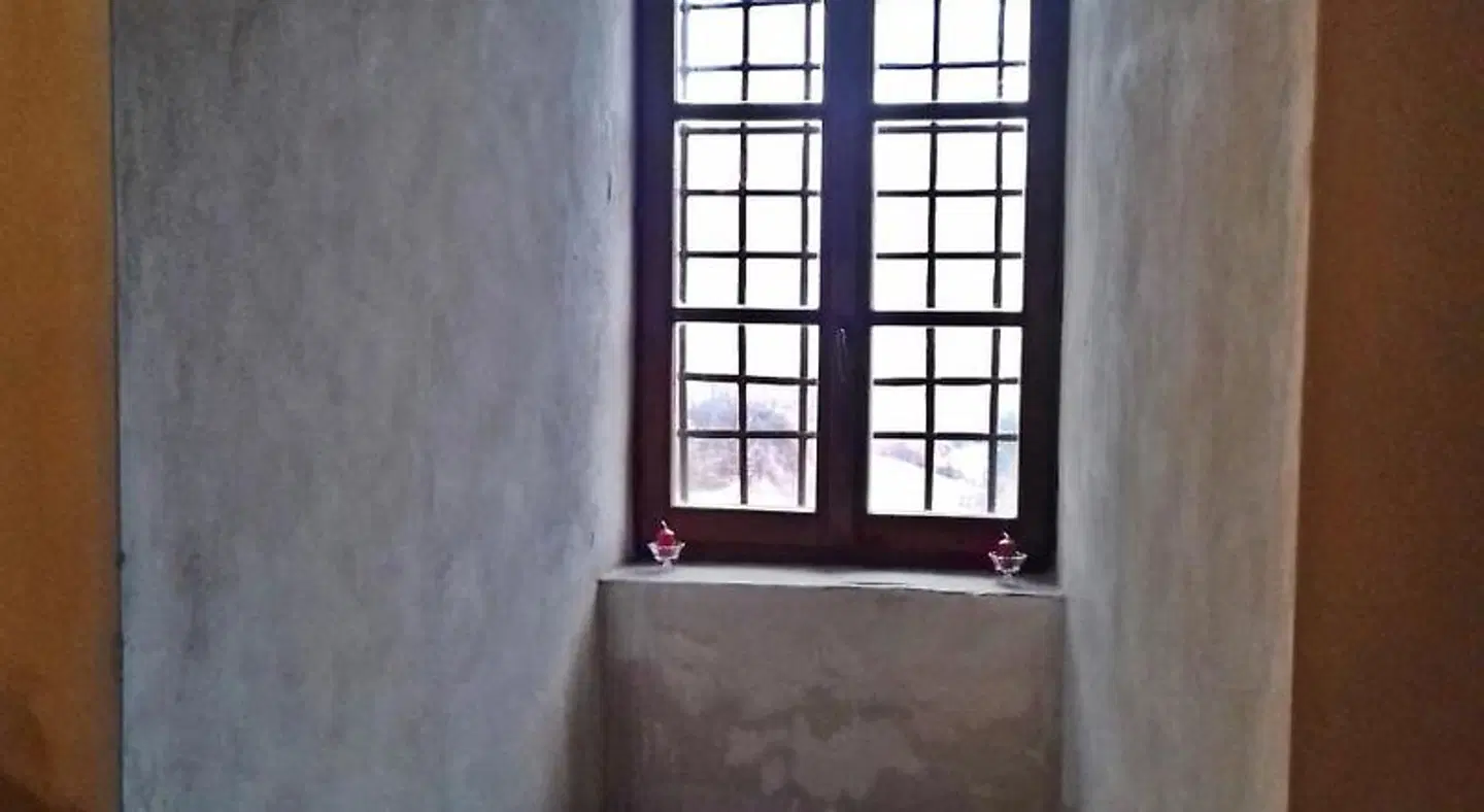 Castello Di Compiano Hotel Relais Museum Badezimmer
