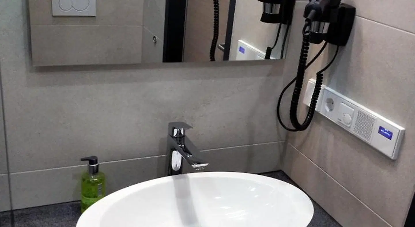 Hotel Nachtquartier Badezimmer