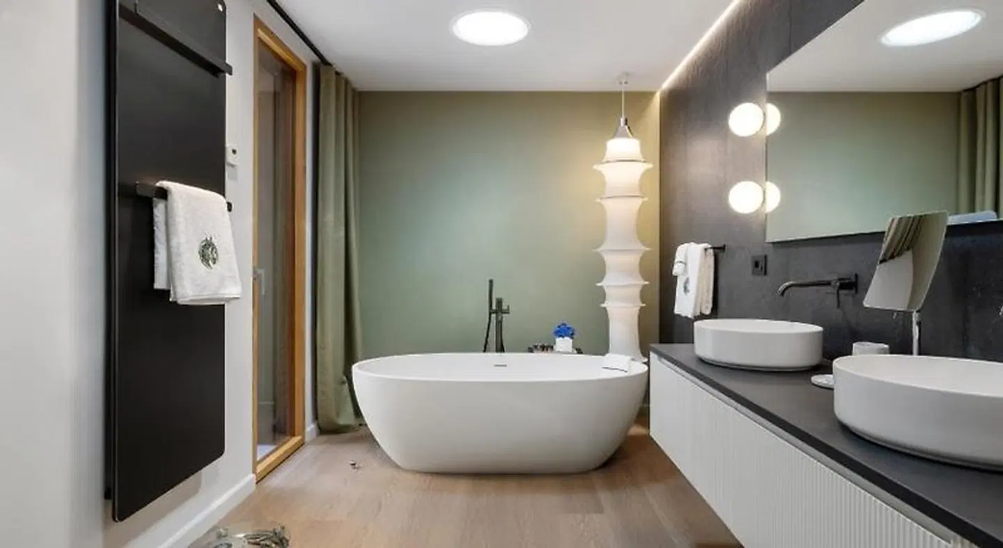 Park Hotel Villa Belvedere Badezimmer