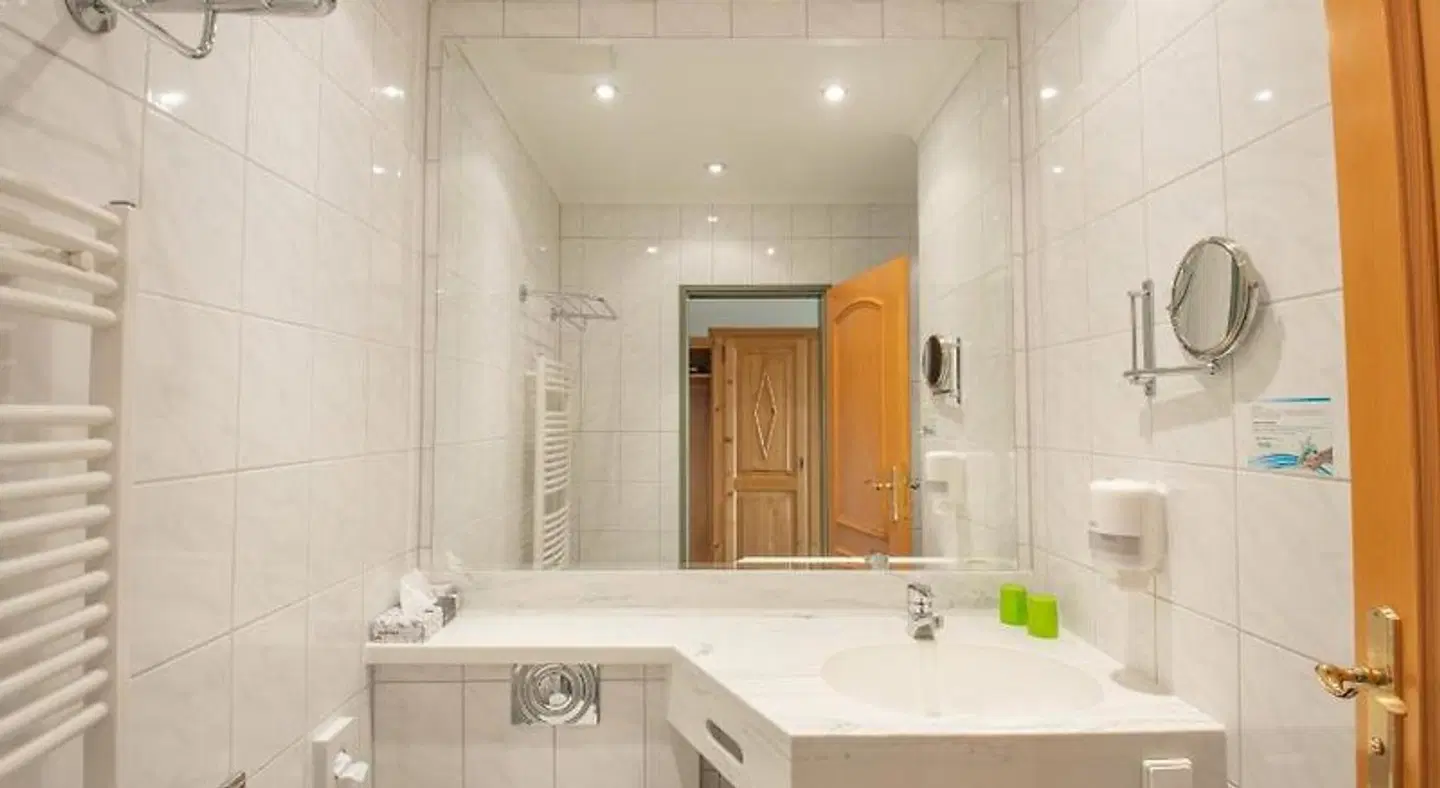 Ferien Hotel Fläming Badezimmer