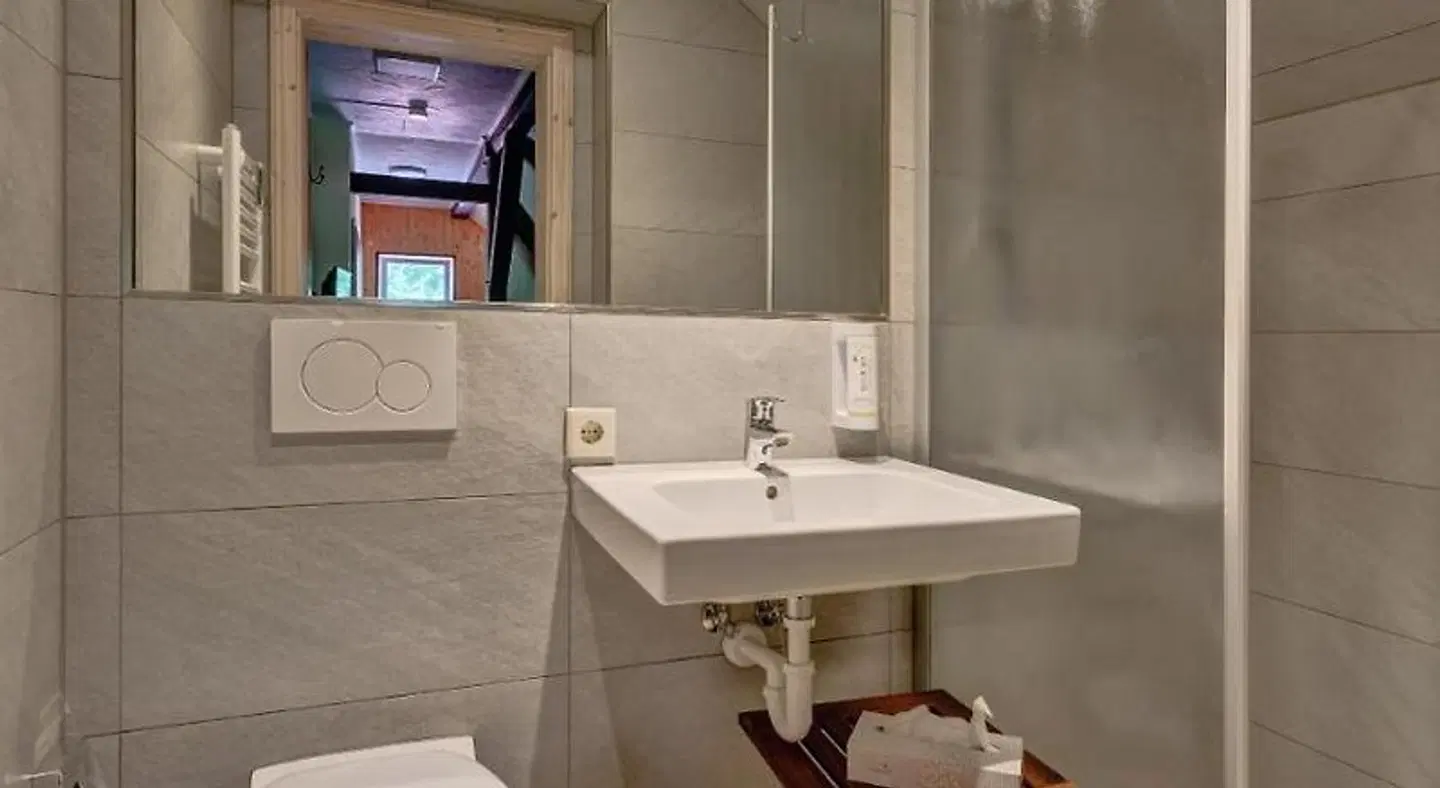 Pension Spreewaldhof Leipe Badezimmer