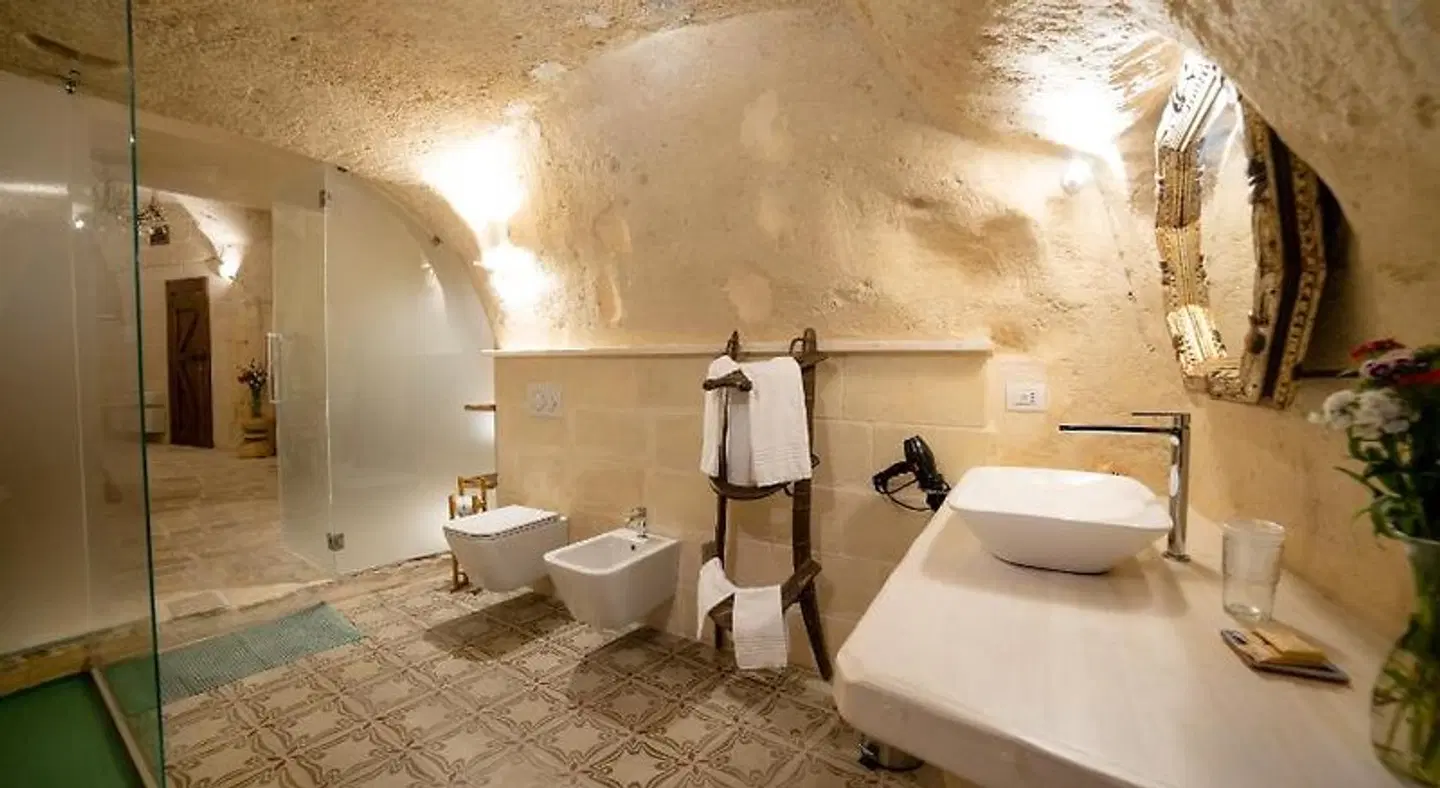Thymus Residence nei Sassi Badezimmer