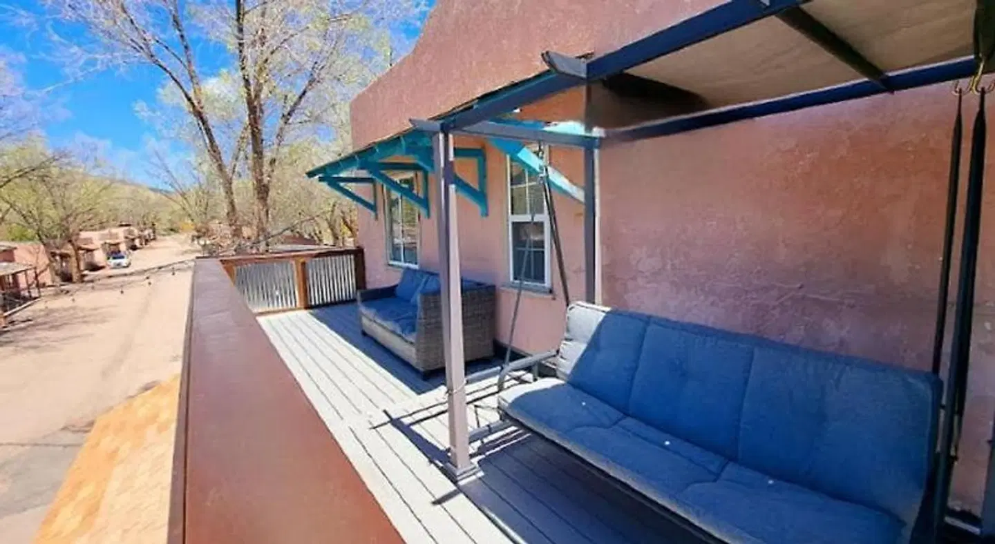 Buffalo Lodge Terrasse
